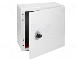 Enclosure: multipurpose | X: 300mm | Y: 300mm | Z: 200mm | CS | steel | grey
