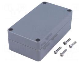 Enclosure: multipurpose | X: 65mm | Y: 115mm | Z: 40mm | ABS | dark grey