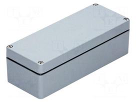Enclosure: multipurpose | X: 75mm | Y: 190mm | Z: 55mm | polyester | grey
