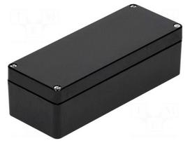 Enclosure: multipurpose | X: 75mm | Y: 190mm | Z: 55mm | polyester | black