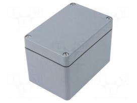 Enclosure: multipurpose | X: 75mm | Y: 110mm | Z: 75mm | polyester | grey