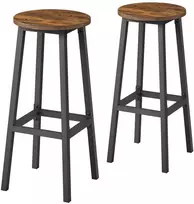 Songmics Baro kėdės rinkinys, 2 vnt, 32x65 cm