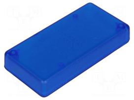 Enclosure: multipurpose | X: 40mm | Y: 80mm | Z: 15mm | 1551 | ABS | blue