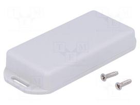 Enclosure: multipurpose | X: 40mm | Y: 80mm | Z: 15mm | with fixing lugs