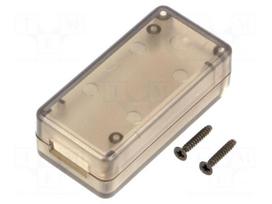 Enclosure: for USB | X: 25mm | Y: 50mm | Z: 15.5mm | ABS