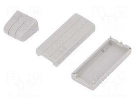 Enclosure: for USB | X: 20mm | Y: 66mm | Z: 12mm | ABS | grey