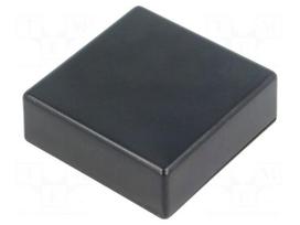 Enclosure: multipurpose | X: 44mm | Y: 44mm | Z: 15mm | ABS | black