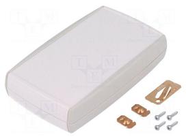 Enclosure: multipurpose | X: 70mm | Y: 115mm | Z: 24mm | TEKNET | ABS | grey