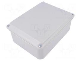 Enclosure: multipurpose | X: 156mm | Y: 206mm | Z: 83mm | steel | grey