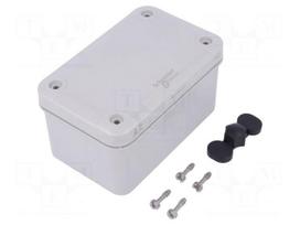 Enclosure: multipurpose | X: 74mm | Y: 116mm | Z: 62mm | polycarbonate
