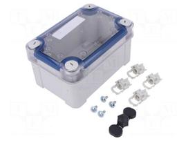 Enclosure: multipurpose | X: 93mm | Y: 138mm | Z: 72mm | polycarbonate
