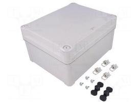 Enclosure: multipurpose | X: 194mm | Y: 241mm | Z: 127mm | polycarbonate