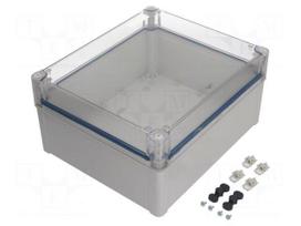 Enclosure: multipurpose | X: 291mm | Y: 341mm | Z: 168mm | polycarbonate