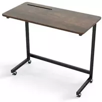Promotions Nešiojamojo kompiuterio stalas, 80x40x75 cm, rudas, metalinis rėmas