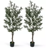 Promotions Dirbtinis alyvmedis, 150 cm, žalias, poliesterio audinys