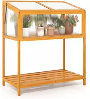 Promotions Šiltnamis daigams, 90.2x50.8x106.7 cm, oranžinė, mediena