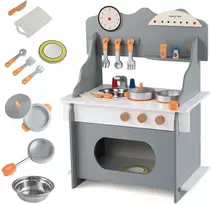 Promotions Žaislinė virtuvėlė, 52x29.2x71.1 cm, pilka, mediena