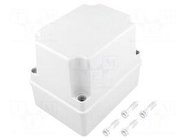 Enclosure: multipurpose | X: 110mm | Y: 150mm | Z: 140mm | grey | IP65