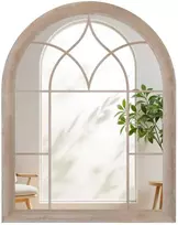 Promotions Sieninis veidrodis, arkinio lango dizainas, 69x88,5x3,5 cm, pilkas, metalinis rėmas