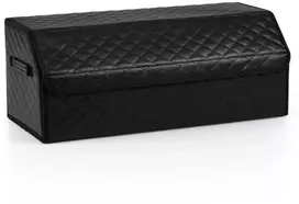 Promotions Automobilio bagažinės organizatorius 46x30x28 cm juodas, odinė saugykla