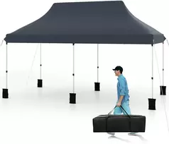 Promotions Pavėsinė 610x305x317 cm juoda, sulankstoma