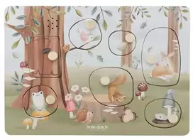 Little Dutch Dėlionė su garsais 'Forest Friends'