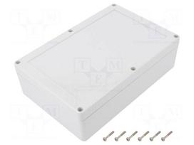 Enclosure: multipurpose | X: 140mm | Y: 210mm | Z: 60mm | ZP | light grey