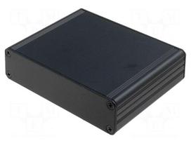 Enclosure: with panel | AKG | X: 105mm | Y: 80mm | Z: 26mm | aluminium