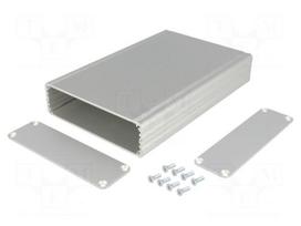 Enclosure: with panel | AKG | X: 105mm | Y: 160mm | Z: 30mm | aluminium