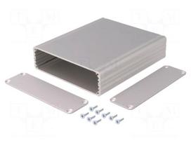 Enclosure: with panel | AKG | X: 105mm | Y: 120mm | Z: 30mm | aluminium