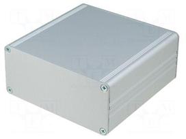 Enclosure: with panel | AKG | X: 105mm | Y: 100mm | Z: 46mm | aluminium