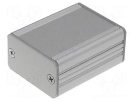Enclosure: with panel | AKG | X: 41mm | Y: 50mm | Z: 24mm | aluminium | grey