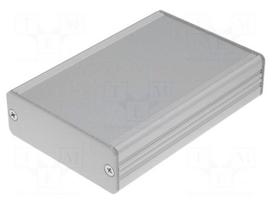 Enclosure: with panel | AKG | X: 69mm | Y: 100mm | Z: 24mm | aluminium