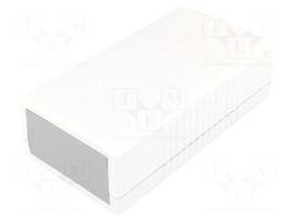 Enclosure: with panel | X: 80mm | Y: 150mm | Z: 45mm | ABS | light grey