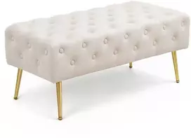 AKORD Monaco pufas, smėlio spalvos