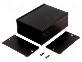 Enclosure: with panel | TUF | X: 80mm | Y: 100mm | Z: 42mm | aluminium