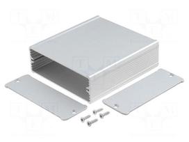 Enclosure: with panel | TUF | X: 94mm | Y: 100mm | Z: 32mm | aluminium