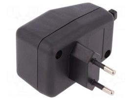 Enclosure: for power supplies | X: 48mm | Y: 71mm | Z: 48mm | black