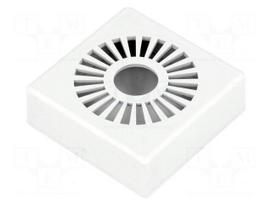 Enclosure: for alarms | X: 44mm | Y: 44mm | Z: 15mm | ABS | grey