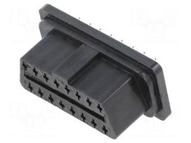 Diagnostic connector OBD II | A-OBD-A,A-OBD-F | female | PIN: 16