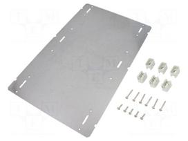 Mounting plate | steel | W: 240mm | H: 2mm | L: 390mm | AKI-3,AKI-4,AKL-3