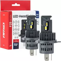 LED žibintų lemputės F25 Sidabrinis FULL CANBUS H4/H19 54/58W 12V 24V AMIO-04703