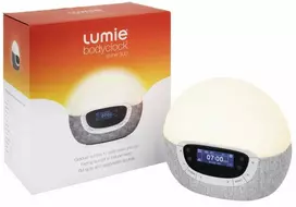 Lumie Bodyclock Shine 300 šviesos žadintuvas su radiju ir 15 garsų, baltas