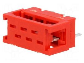 Micro-MaTch | adapter | PIN: 6 | IDC,THT | on PCBs,for ribbon cable