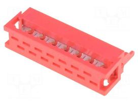 Wire-board | plug | male | PIN: 14 | IDC | for ribbon cable | 1.5A | 30mΩ