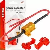 Canbus rezistorius LED lemputėms 39ohm 5w amio-04090