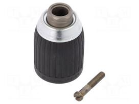 Drill holder | 1.5÷13mm | L: 72.4mm | metal,plastic | V: single sleeve