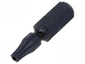 Screwdriver bit | Torx® with protection | T15H | Overall len: 25mm