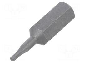 Screwdriver bit | Allen hex key | HEX 1,5mm | Overall len: 25mm