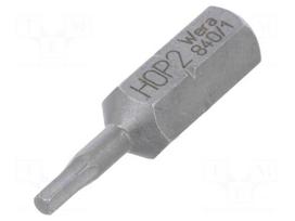 Screwdriver bit | Allen hex key | HEX 2mm | Overall len: 25mm